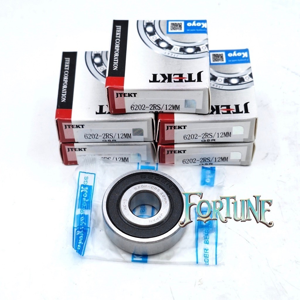 BEARING 6202-12MM 2RS KY BEARING TUTUP KARET 6202-12MM(as dalam 12mm)