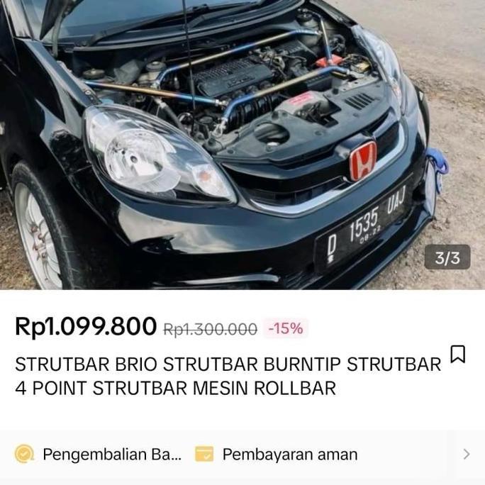 Strutbar 4 Titik Brio Dll
