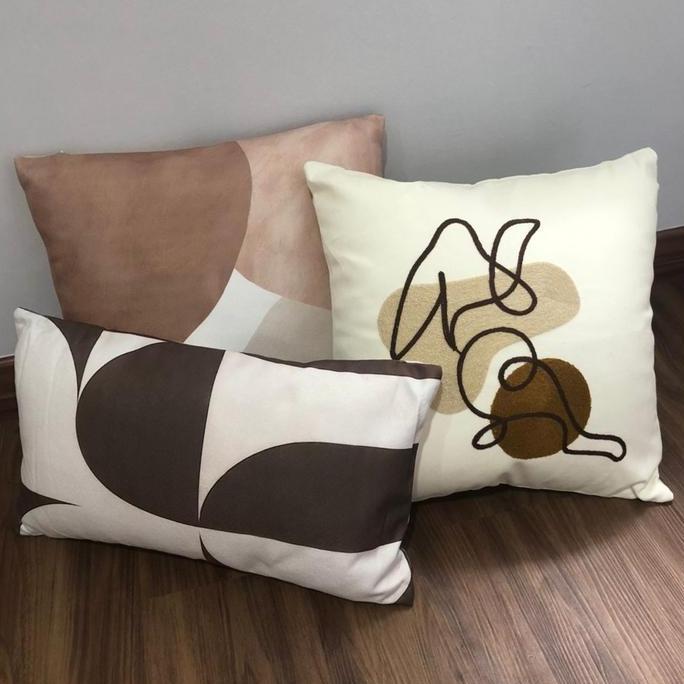 Bantal Dekorasi Ruang Tamu - Bantal Sofa - Plush Decorative Pillow BSD