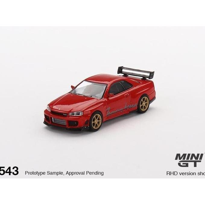 MINIGT 543 Nissan GT-R (R34) Tommykaira R-z Red