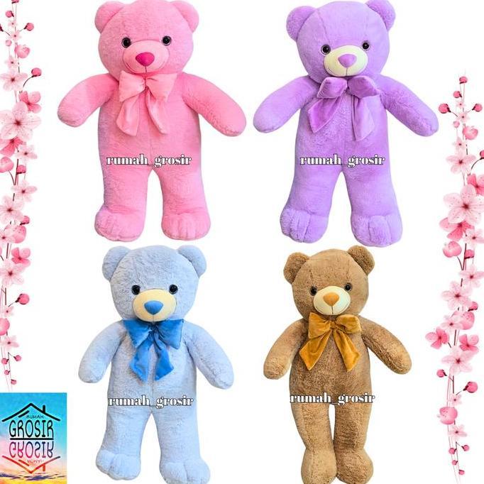 Boneka Teddy Bear Jumbo Beruang Besar Pita Bear Jumbo boneka beruang teddy Dolls