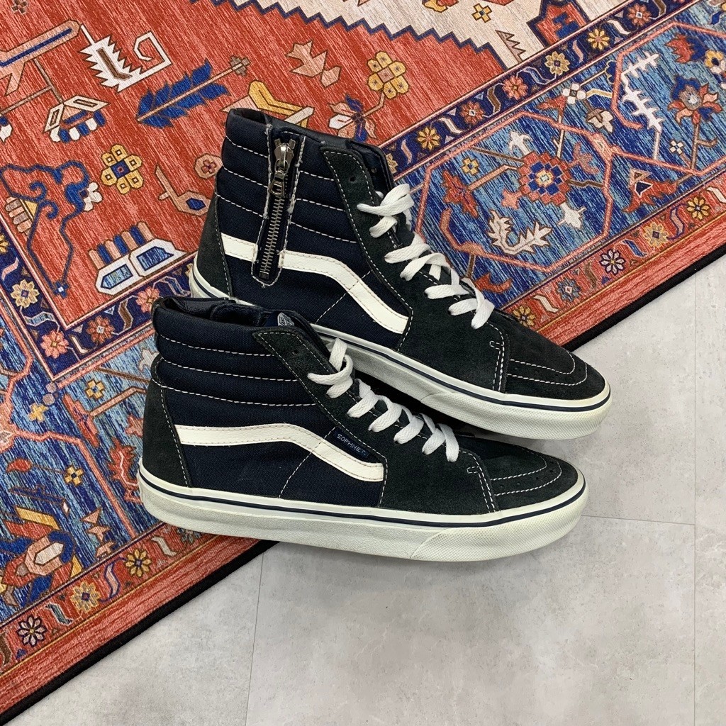 [Size 42.5] SOPHNET x Vans SK8-Hi Zip Up Navy (V38CL-SOPHNET) Second Original