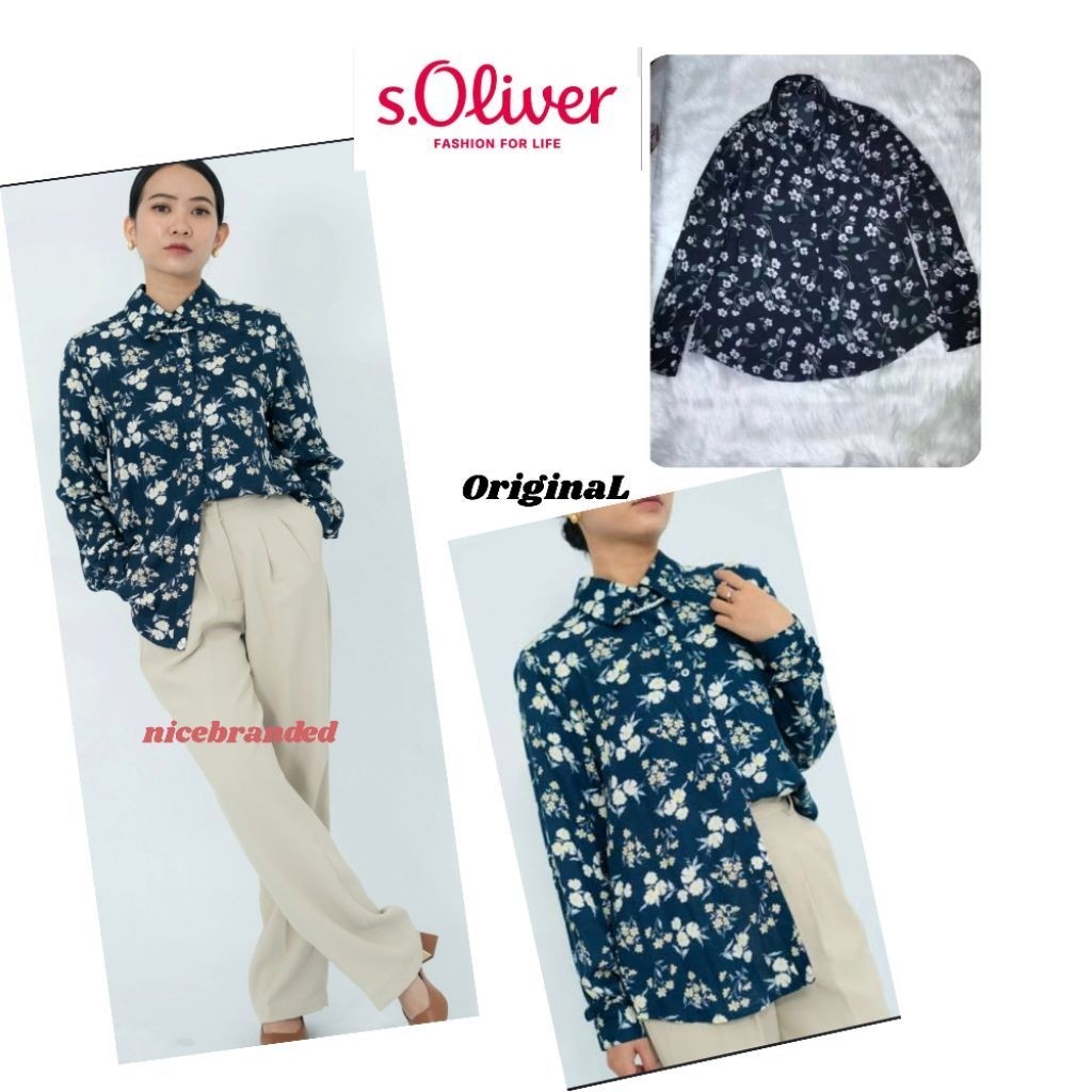 Atasan Wanita  Kemeja S.Oliver
