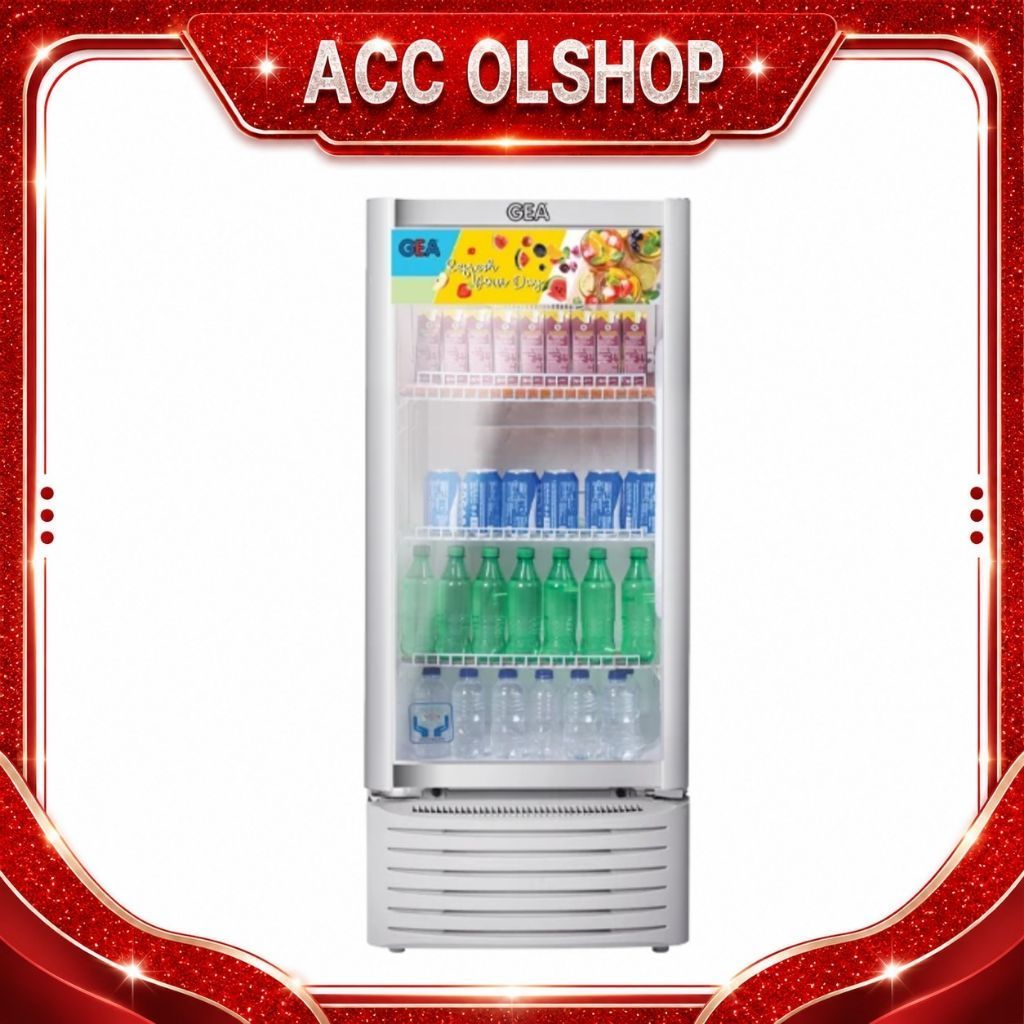 GEA EXPO-26FR Showcase Chiller GEA 1 Pintu Kapasitas 207 Liter / Display Cooler / Showcase Minuman /