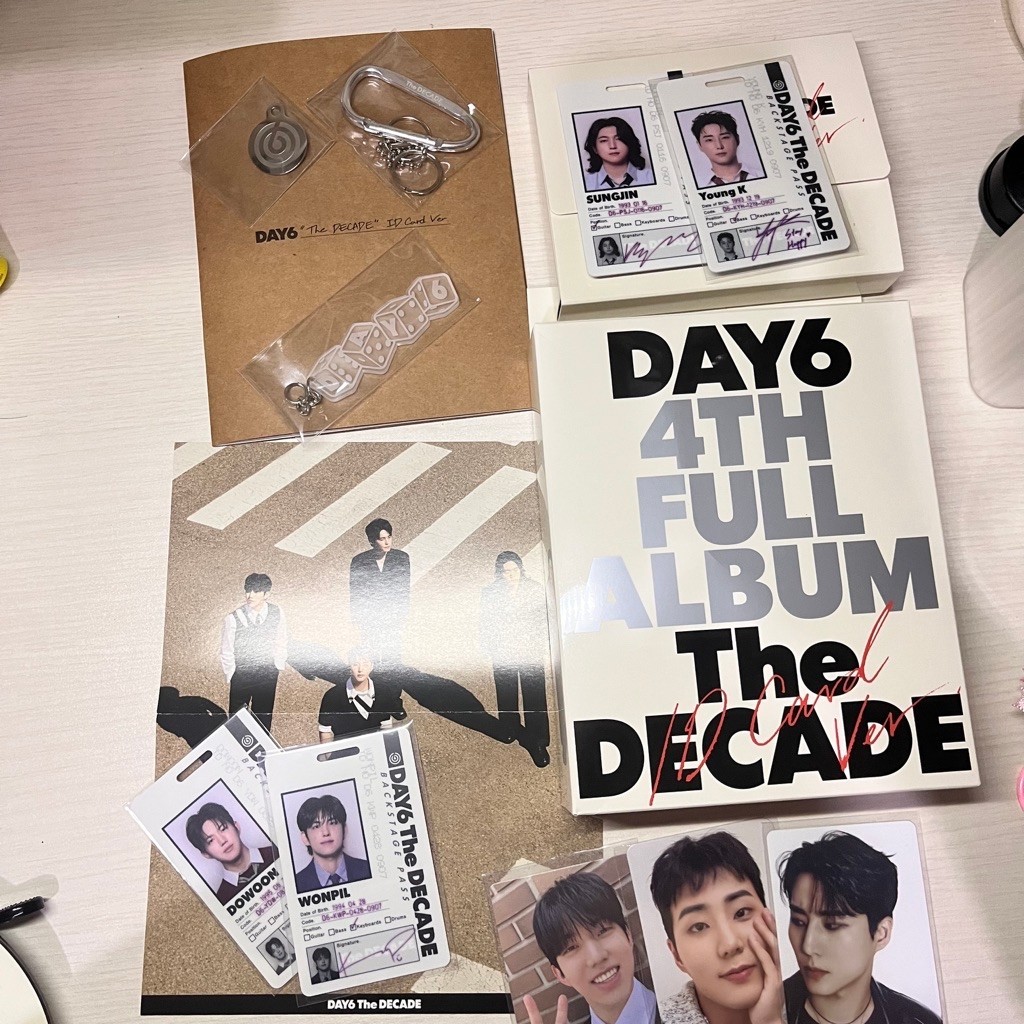 DAY6 THE DECADE album — ID Card version FULLSET UNSEALED