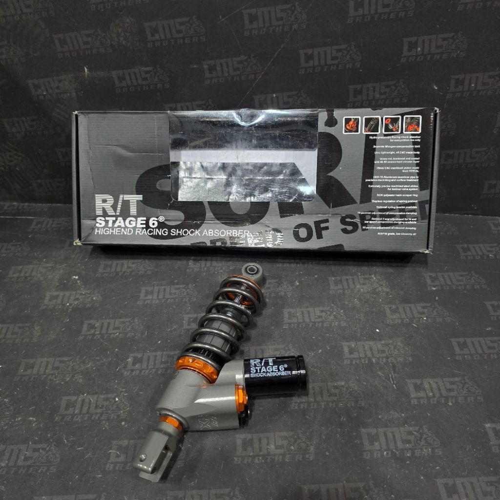 Shockbreaker Shock Sok Belakang RT Stage 6 Yamaha Mio Sporty Soul Original TAIWAN