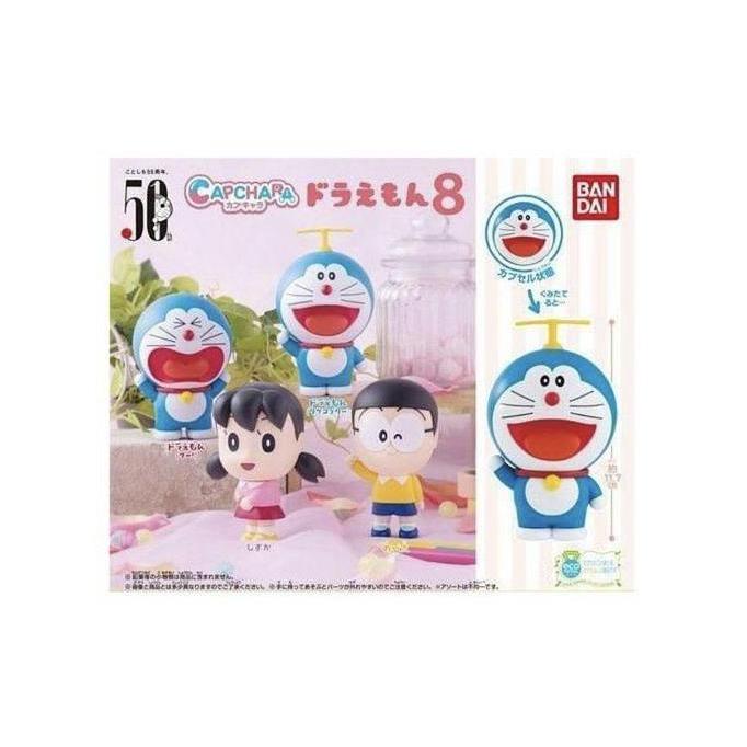 Gacha Gashapon Doraemon Capchara 8 Bandai (1 Set of 4 Pcs) Toy
