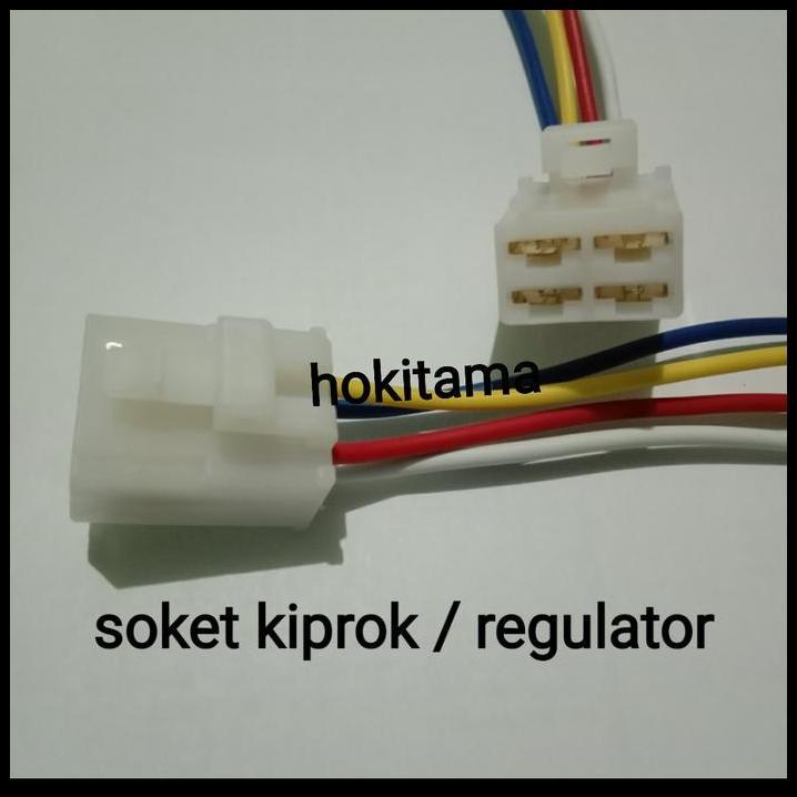DISKON SOKET KIPROK KYMCO TREND SR 125 GLX 125 SANXIN METICA COLOK REGULATOR 