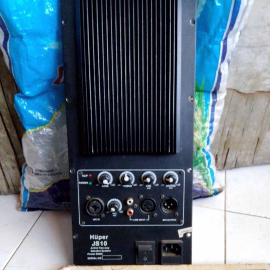Power Kit Huper Hitam Speaker Aktif 1000W 8Ohm