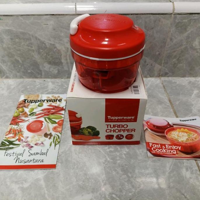 turbo choper merah tupperware / blender manual