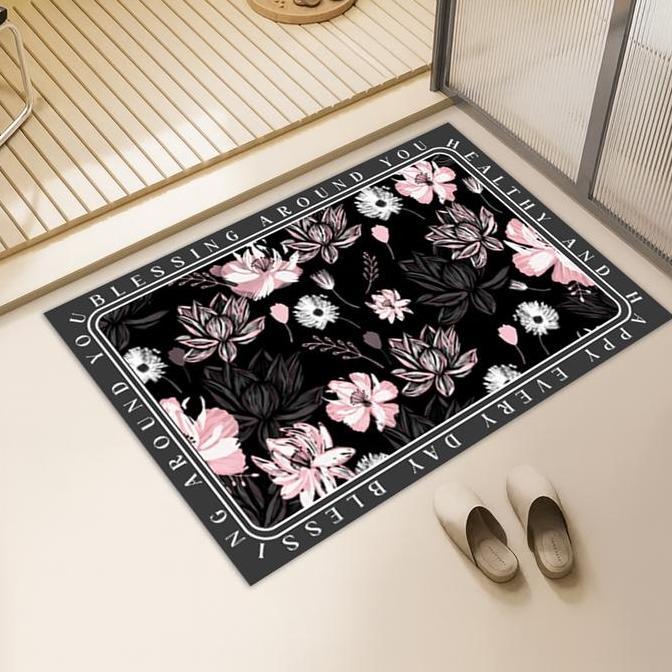 Keset Kaki Diatomite Ukuran 60x40cm