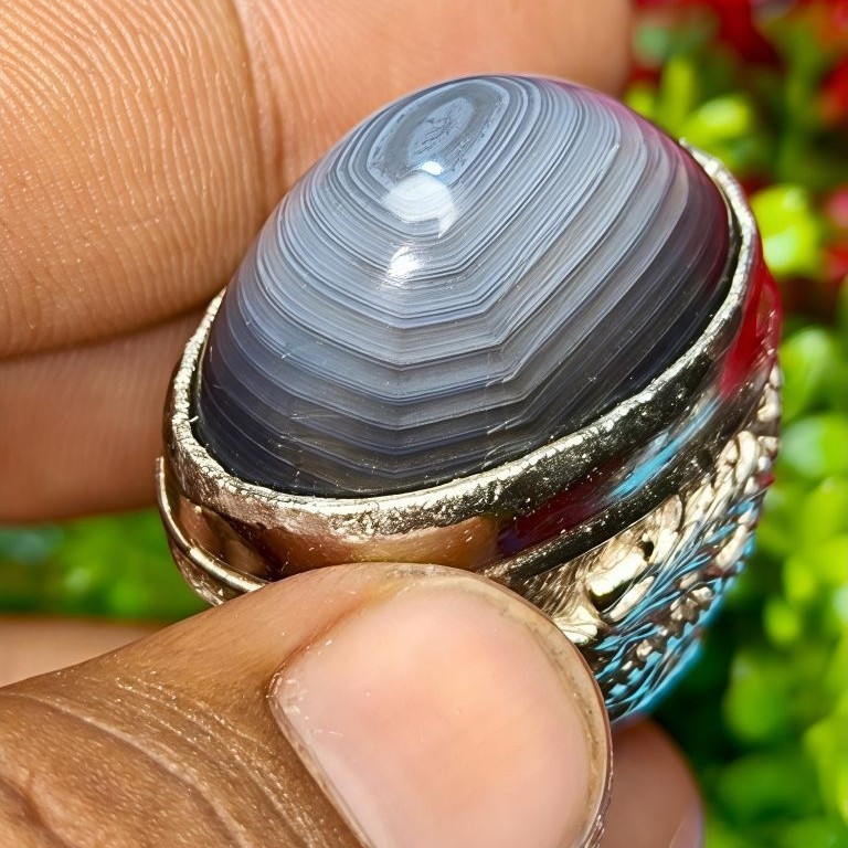 cincin batu akik NTT pamor puser bumi