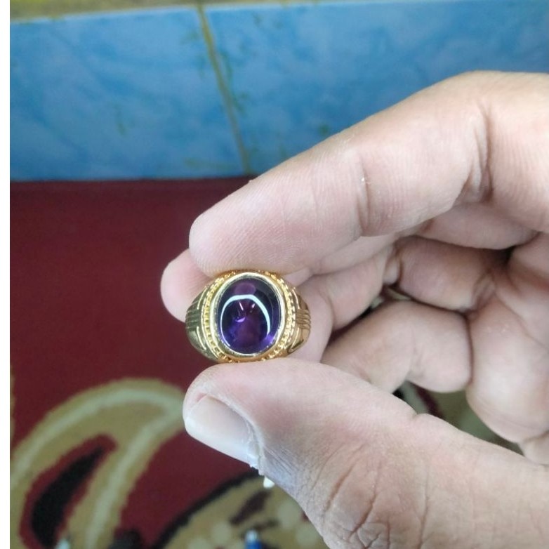 cincin batu akik bungur tanjung