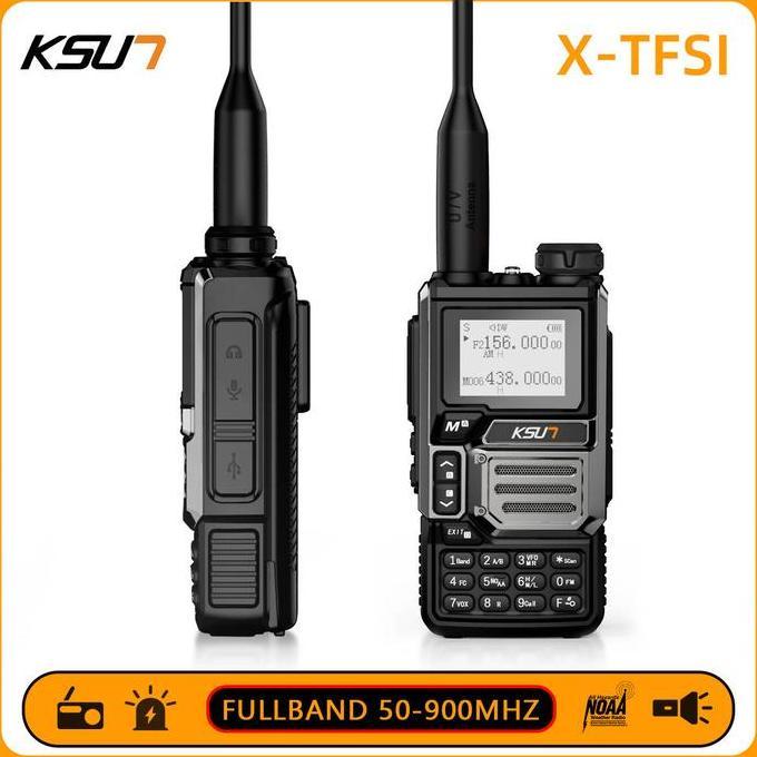 KSUN X-TFSI WALKIE TALKIE ALLBAND HANDY TALKY 200 CHANNELS HT JARAK JAUH 5KM