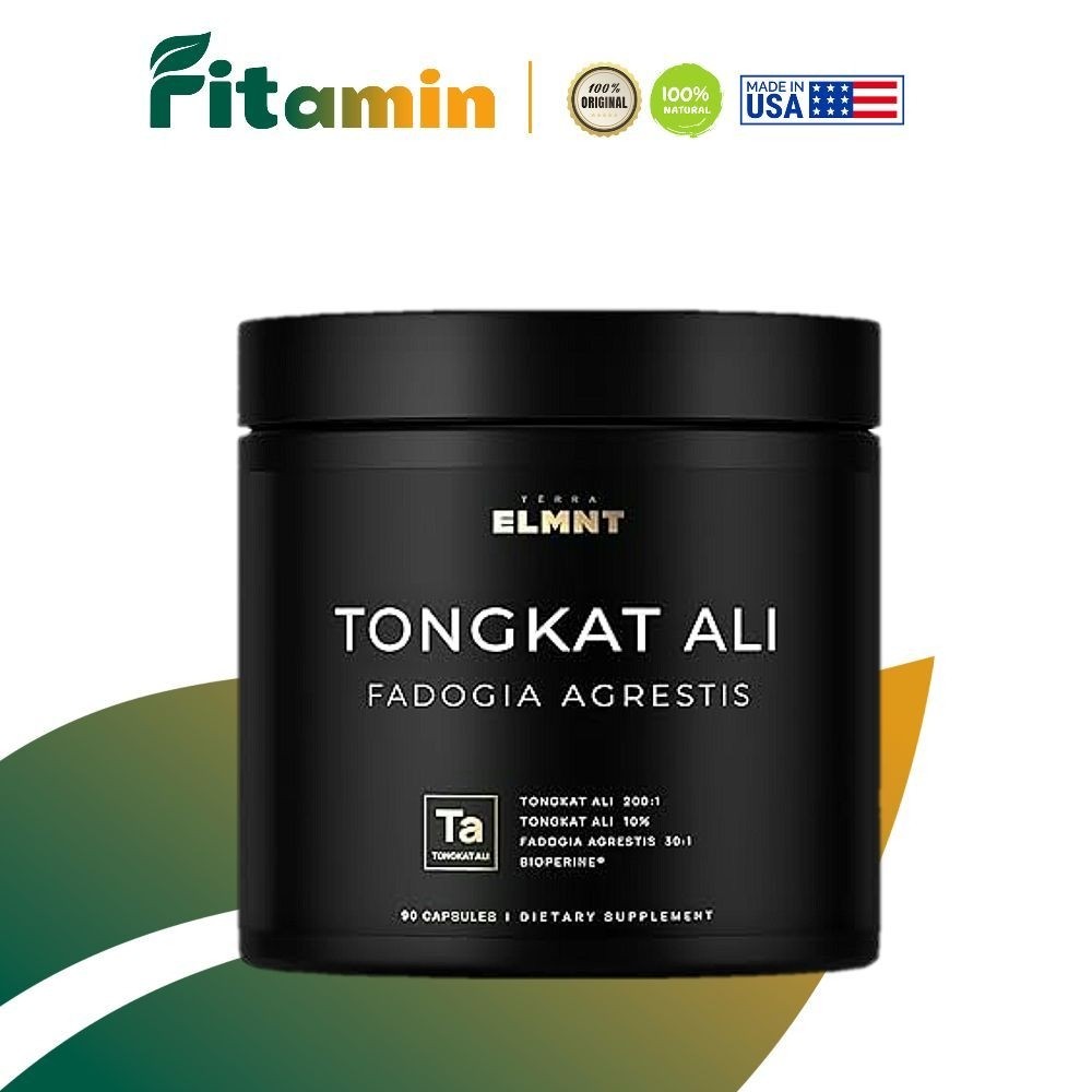 Terra Elmnt Tongkat Ali Fadogia Agrestis 228,000mg  90 capsules ,100% USA