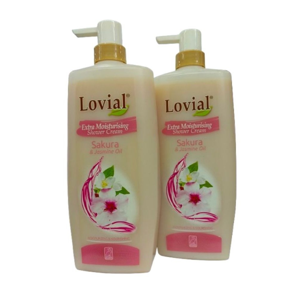 Lovial Extra Moisturising Shower Cream SAKURA & Jasmine / Sabun mandi Lovial