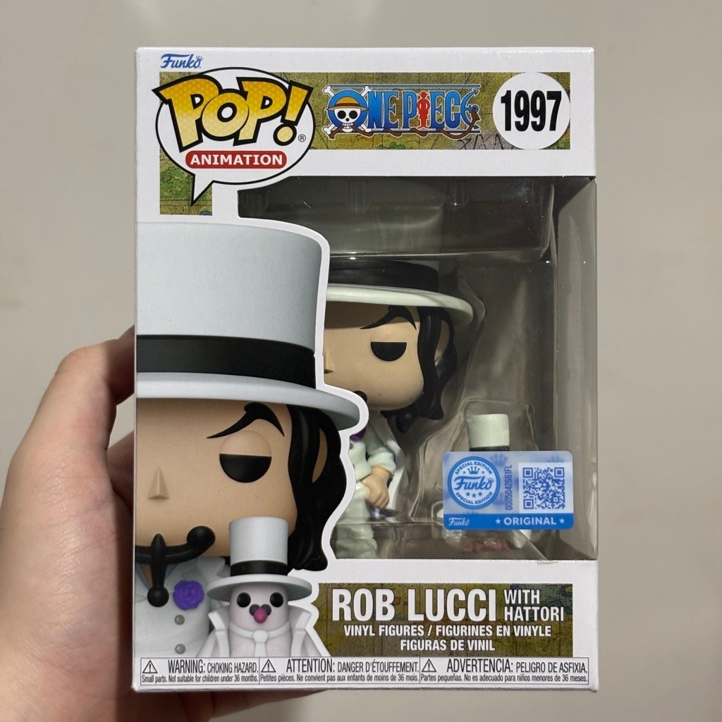 Funko Pop ROB LUCCI with Hattori CP9 One Piece Funko Special Edition
