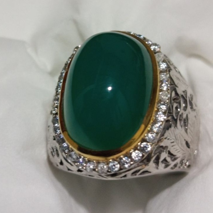 Bacan gulau ijo botol ring perak