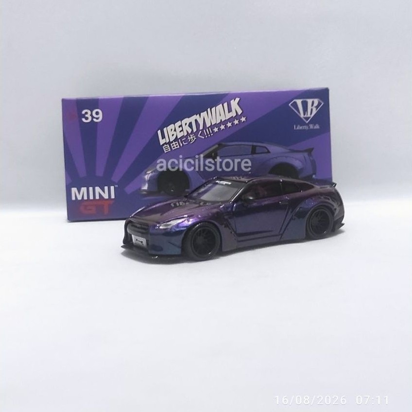 Mini GT 39 LB*WORK Nissan GT-R Magic Purple VHTF (Open Sealed)