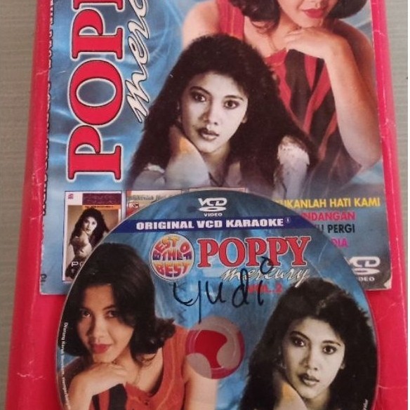 ORIGINAL VCD POPPY MERCURY VOL 2  BEKAS PAKAI