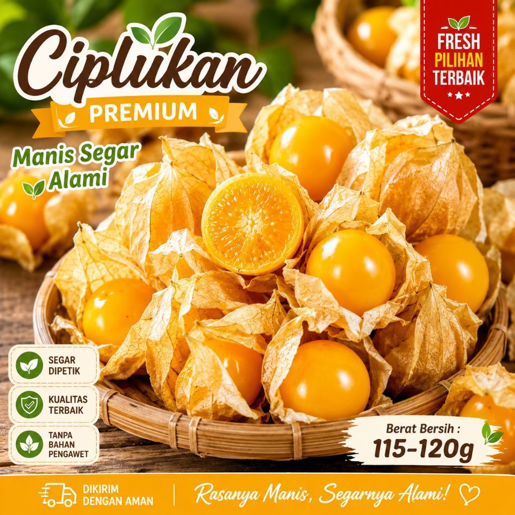 [1 Pack] Buah Ciplukan / Ciplukan Segar / Golden Berry