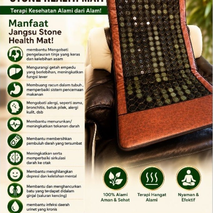 Matras giok terbukti ampuh untuk terapi stroke darah tinggi diabetes-Matras Terapi Jangsu-matras Jad