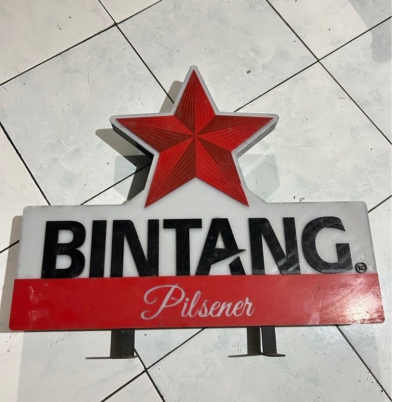 Neon Box Bintang Display Garasi