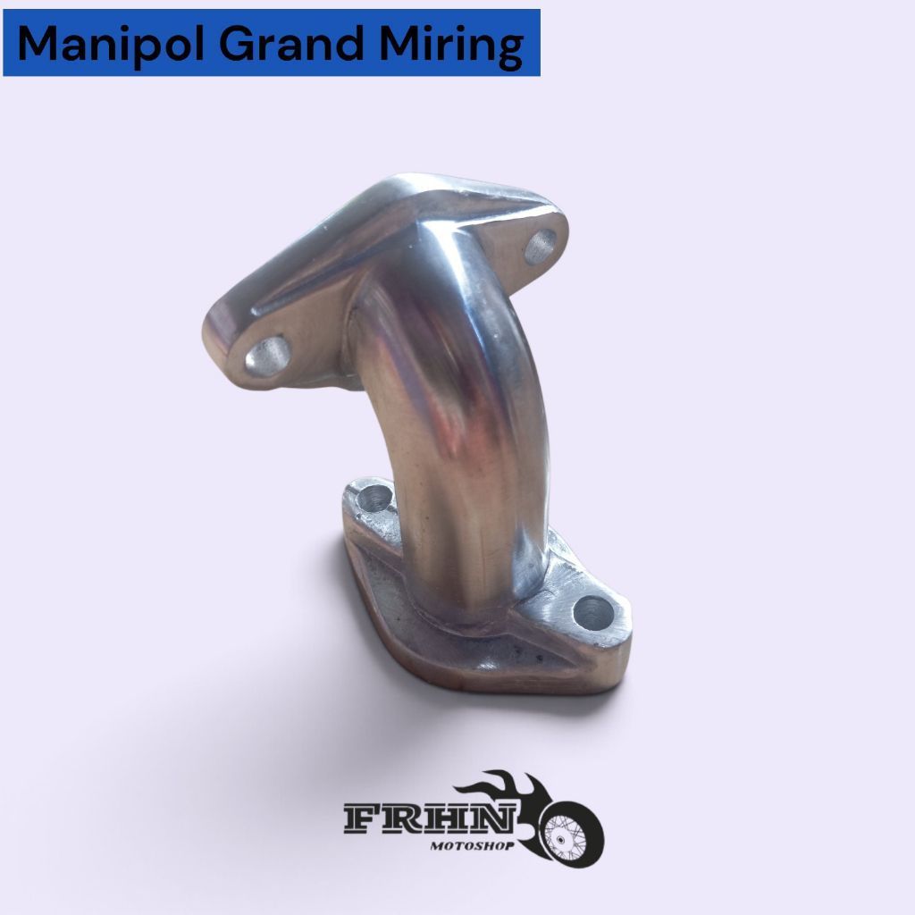 Manipul intake manipol insulator aluminium grand supra supra fit lama new legenda bengkok / miring k