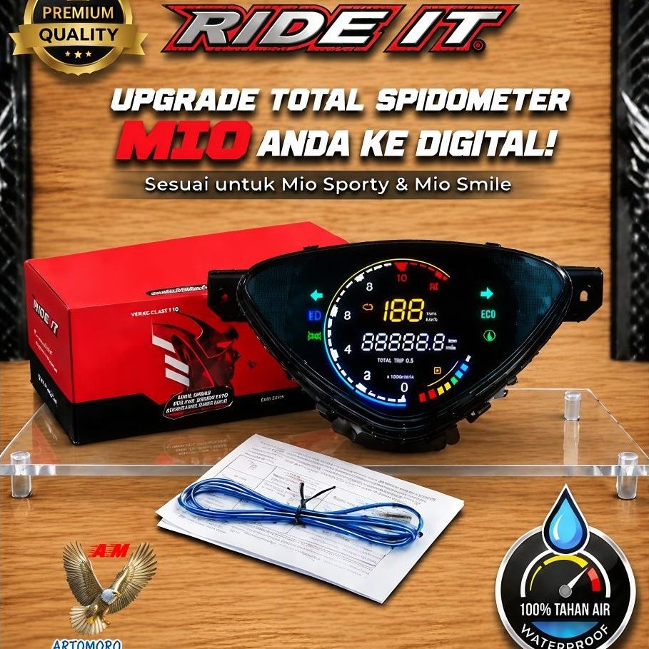 [RIDE IT] SPIDO SPEDOMETER DIGITAL MIO SPORTY SMILE