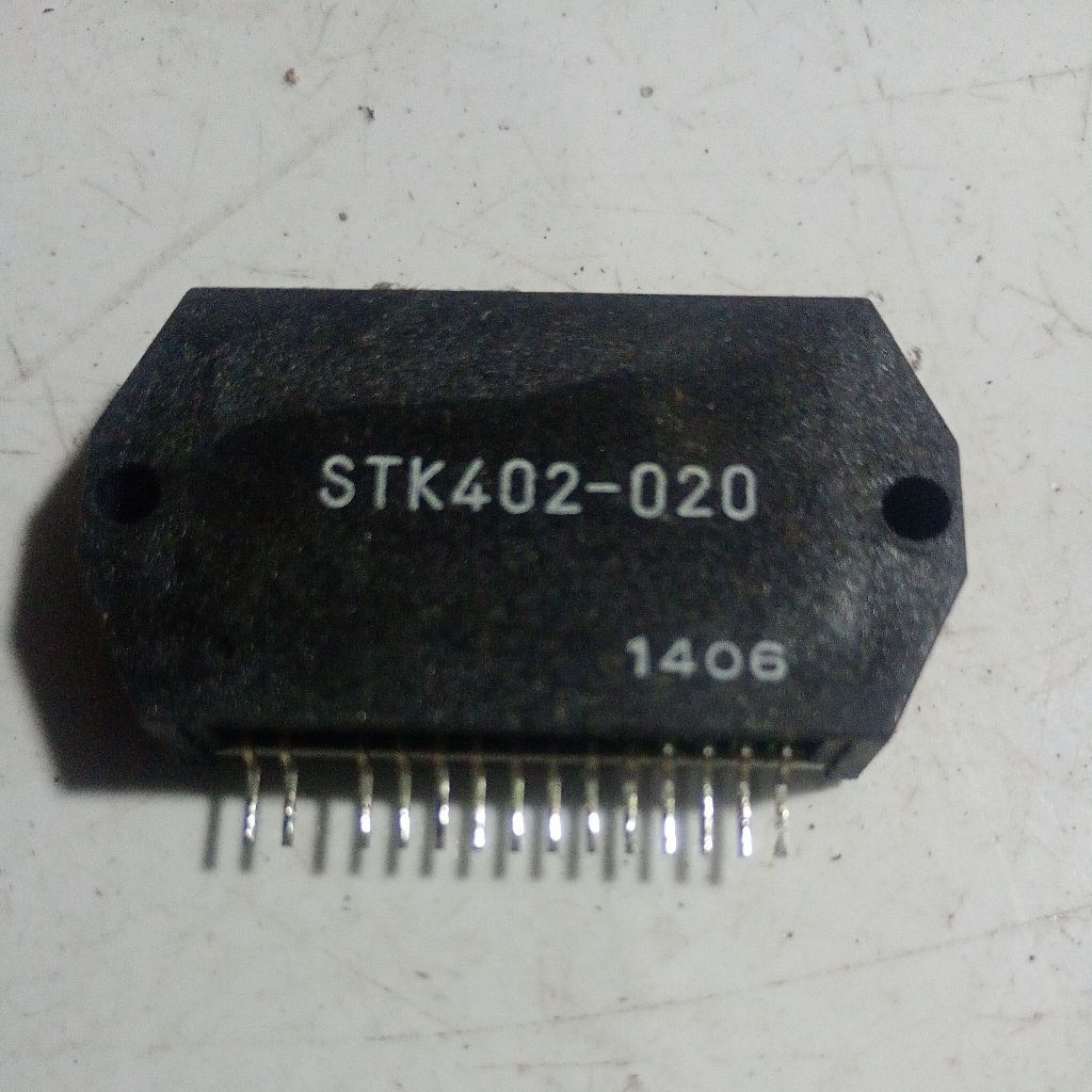 stk 402-020 stereo cabutan dari head Sharp aman normal sudah di tes sebelum di cabut dari pcb nya di