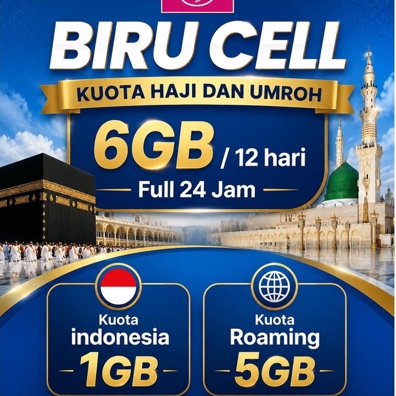 PROMO THREE PAKET DATA ROAMING UMROH