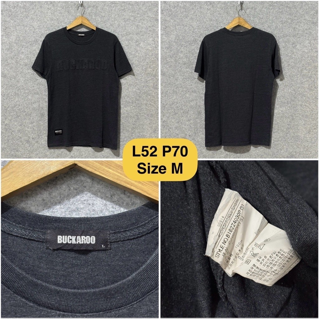 Kaos Buckaroo Abu Tua Original