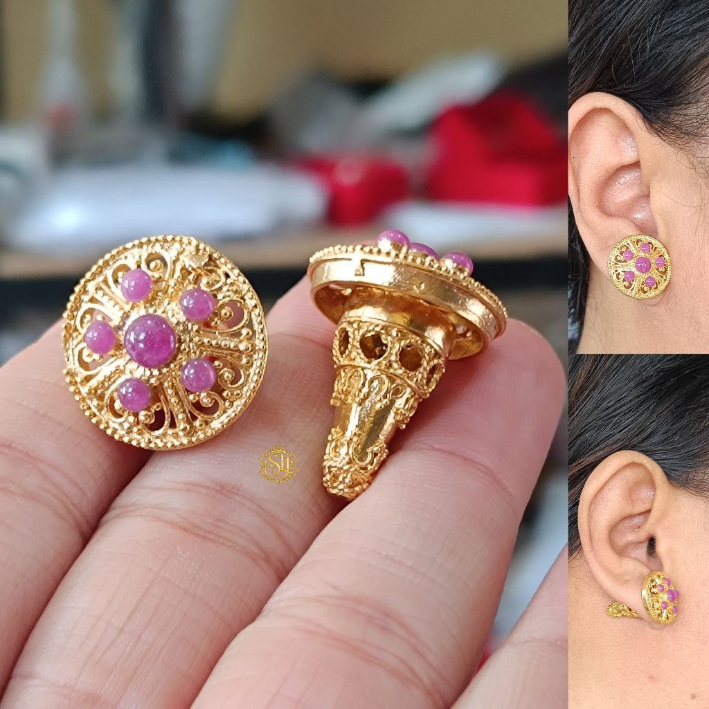 subeng Bali / anting Bali / giwang Bali model iter Kuningan gold plated