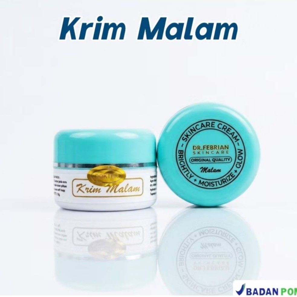 cream malam dr febrian original