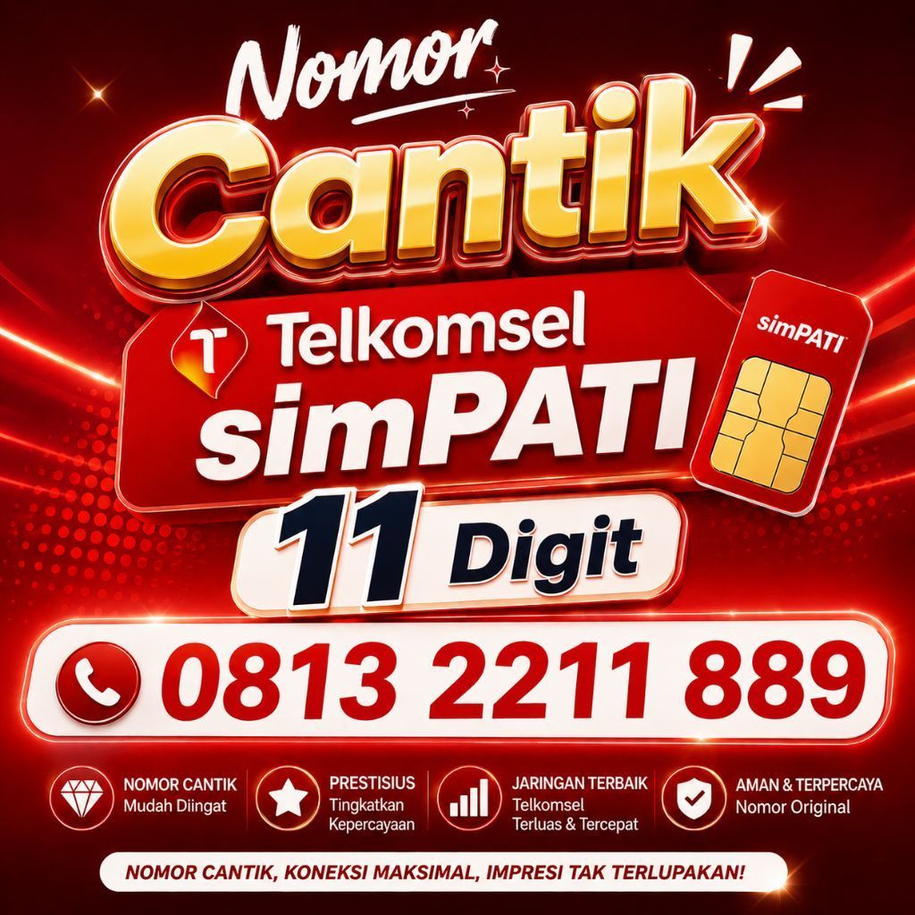 nomor cantik telkomsel simpati 11 digit 813 2211 899