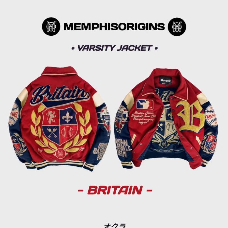 HEMAT VARSITY JACKET MEMPHIS - EASTERN | CHARLES | NORTH CLUB | REGATTA | SPACE BEAR | BEAR | BRITAI