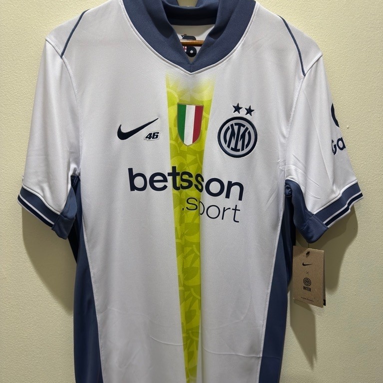 Inter Milan Away Jersey x VR46 (Stadium Jersey)