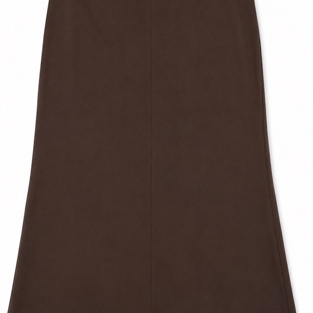 Rok Pramuka Anak SMP SMA Warna Coklat Bahan Dasar Lurus A Line Span (Preloved)