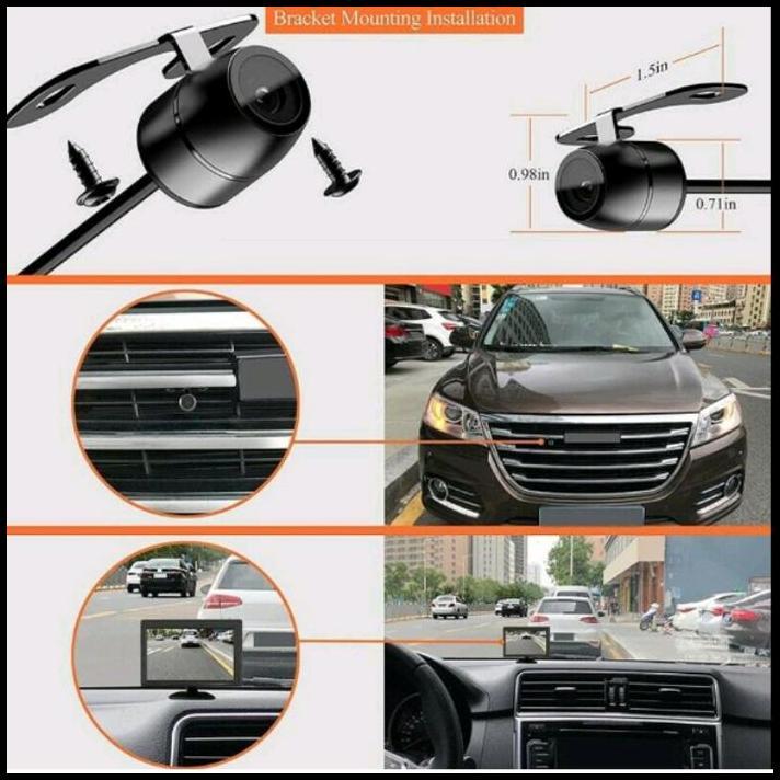 DISKON CCD CAMERA BULAT ANTI AIR/PARKIR DEPAN/BELAKANG MOBIL PAJERO SPORT 