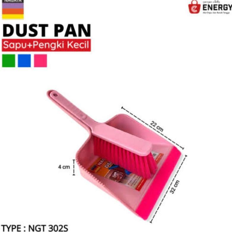 Hot Sale Dust Pan Mini Nagata / Pengki + Sapu Set Mini Nagata 302S
