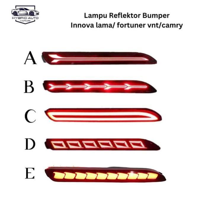 Lampu Reflektor Bumper Innova Lama Old 2008-2015 Fortuner VNT Camry 2006-2014 Mata Kucing LED Akseso