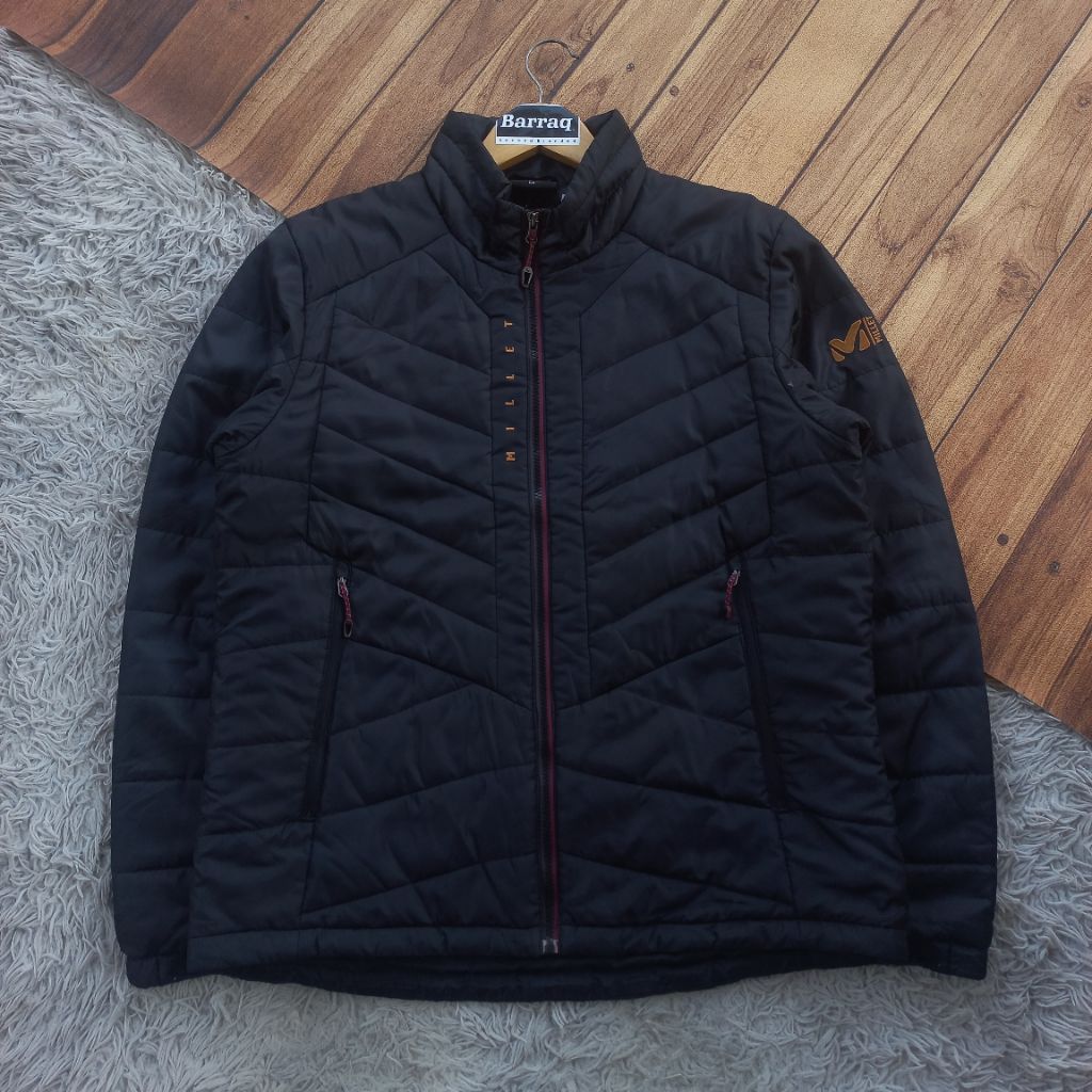 MILLET PUFFER JACKET TEBAL HANGAT NOT gorpcore goretex blocktech running sports lightweight windbrea