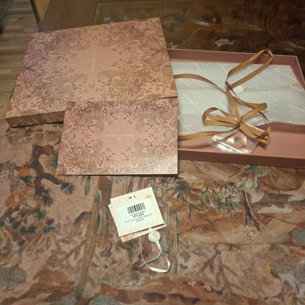 buttonscreaved preloved the yucca voile square mojave