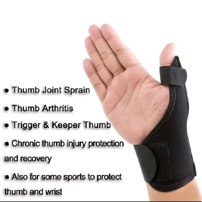 Thumb split Wrist support pelurus jempol De Quervain fingers Strap