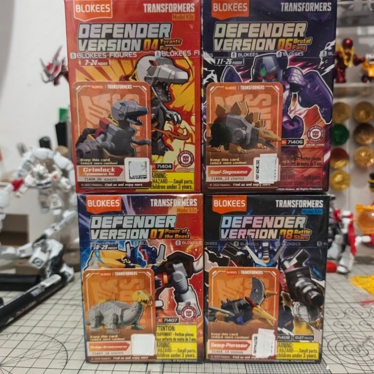 Blukis Buluke Dinobot Grimlock Snarl Sludge Swoop Transformers Defender Version 04 OFC