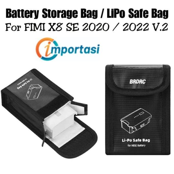 Battery Storage Bag FIMI X8 SE 2020 2022 V2 Tas Baterai LiPo Batere