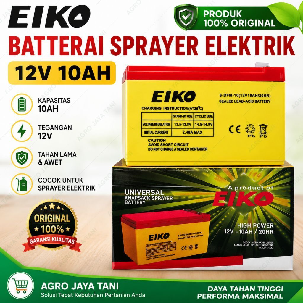 Baterai aki sprayer elektrik EIKO ORIGINAL