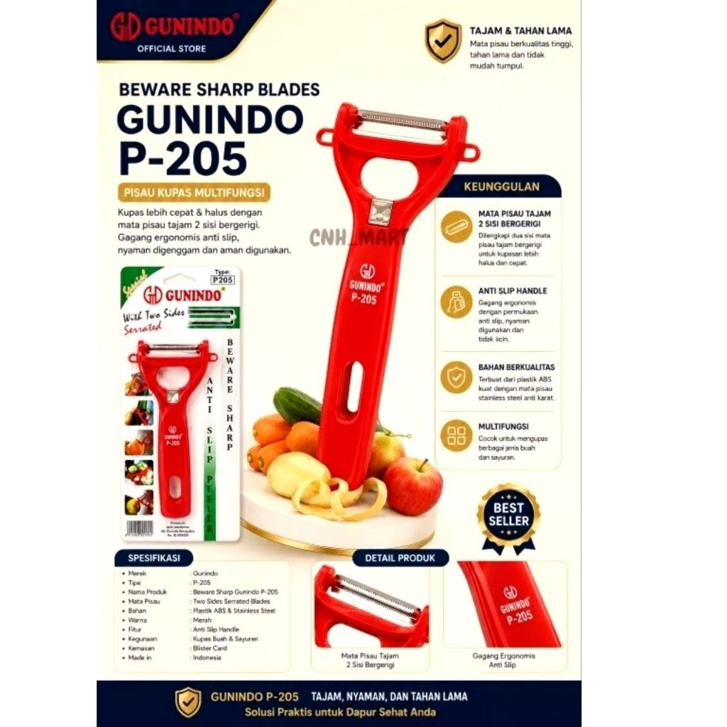 Gunindo P-205 - Alat Kupas kulit Buah