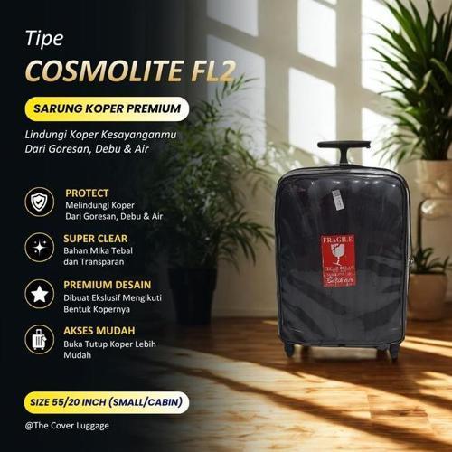 Sarung Koper Full Mika Cocok Untuk Samsonite Cosmolite FL2 Size 20 Inch (Small/Cabin)