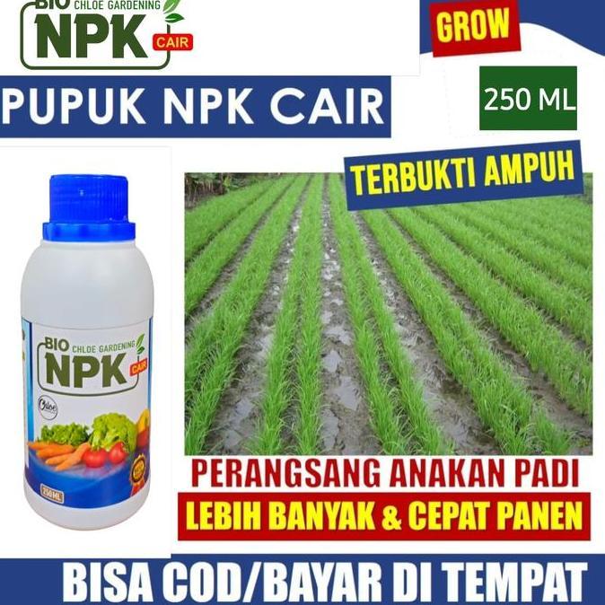 Promo Pupuk NPK Cair Bio Npk Cair Grow Chloe Gardening Pelebat Buah Diskon